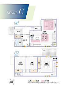 Ｌ字に配したＬＤＫ空間は生活にメリハリが生まれるゆとりの空間に。玄関そばに洗面室を設けてただいま手洗いの習慣にも◎ 