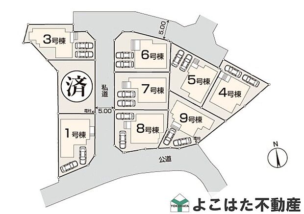 【全体区画図】区画図