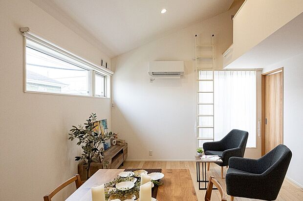 開放感抜群のLDK。