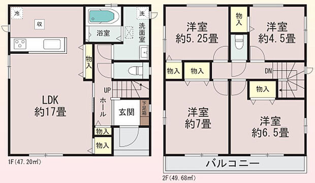 【4LDK】2026年1月築
子育て世代に最適な、機能性に優れた4LDK新築戸建。広いLDKは家族のコミュニケーションを促す対面キッチン仕様で、家事をしながらお子様の様子も見守れます。4つの個室は採光・通風に配慮し、快適な居住空間を実現。お子様の成長や在宅ワークなど、多様なライフスタイルに対応できる柔軟性も魅力です。耐震・断熱性能ともに高水準で、安全と省エネを両立。閑静な住宅街で、ご家族の新しい暮らしをスタートできる理想の住まいとなっております。