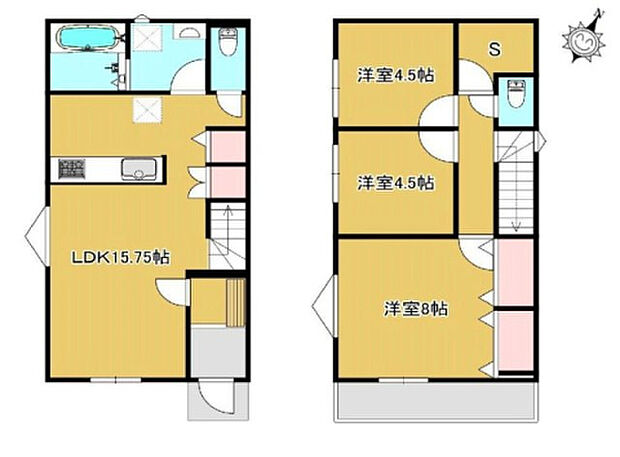 【3LDK+S(納戸)】2026年7月築
家族みんなが笑顔になれる、こだわりの3LDK新築戸建。リビング・ダイニング・キッチンを広々と確保し、家族が自然と集う温かな空間を実現しました。お子様の成長を見守る個室や、ご夫婦の寝室も十分な広さを確保。収納力も抜群で、暮らしやすさを徹底的に追求しています。最新の住宅設備と高い基本性能で、毎日の生活を快適にサポート。アフターサービスも万全で、長く安心して暮らせる住まいです。理想のマイホームをぜひご検討ください。