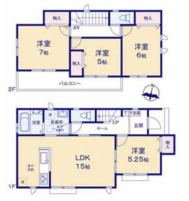 【4LDK】2026年7月築
子育て世代に最適な、機能性に優れた4LDK新築戸建。広いLDKは家族のコミュニケーションを促す対面キッチン仕様で、家事をしながらお子様の様子も見守れます。4つの個室は採光・通風に配慮し、快適な居住空間を実現。お子様の成長や在宅ワークなど、多様なライフスタイルに対応できる柔軟性も魅力です。耐震・断熱性能ともに高水準で、安全と省エネを両立。閑静な住宅街で、ご家族の新しい暮らしをスタートできる理想の住まいとなっております。