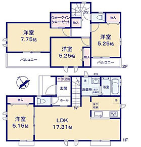 2026年8月築
ゆとりと品格を兼ね備えた4LDK新築戸建。重厚感のある外観と、洗練された内装デザインが印象的な住まいです。LDKは大空間設計で、ご家族でくつろぐひとときを豊かに演出。4つの居室はそれぞれ独立性が高く、プライバシーにも配慮された設計となっています。収納スペースも各所に充実し、生活感を感じさせないすっきりとした空間を実現。高い住宅性能と最新設備で、快適で安心な暮らしを長くお楽しみいただけます。ご家族の理想を叶える一邸です。 