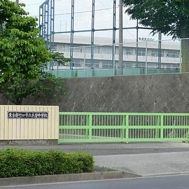 木曽中学校（約1,068m）
