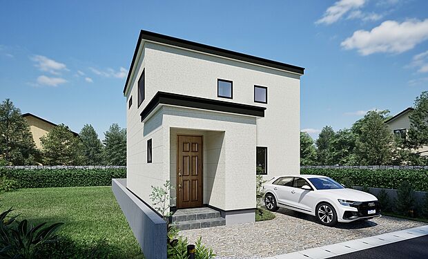 【完成予想図】
2026年2月完成予定、ファミリーにおすすめの3LDKです。太陽光パネル搭載!嬉しい省エネ設備や便利な設備も充実しています。