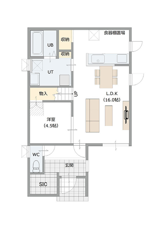 【【建築プラン例】】建築面積:115.94m2
建物価格:2367万円(税込)
※杭工事、分水工事、諸費用別途
※設計プランの参考一例であって、当該プランの採用可否は任意です。