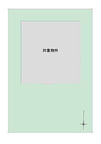 約50坪のゆとりある敷地。建築後の生活もしやすい平坦地な整形地です。 