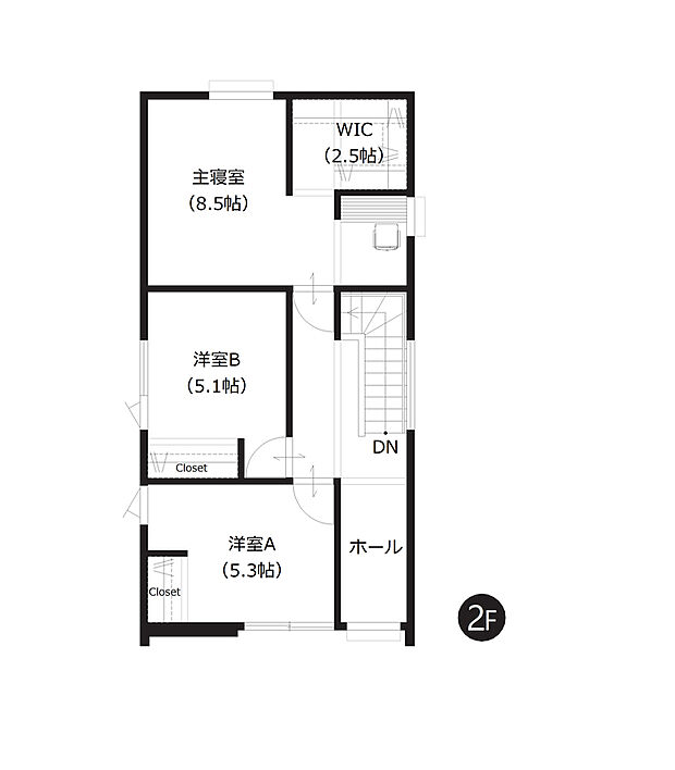 【【建築プラン例】】建築面積：100.20m2
建物価格：2613 万円（税込）
※杭工事、分水工事、諸費用別途
※設計プランの参考一例であって、当該プランの採用可否は任意です。