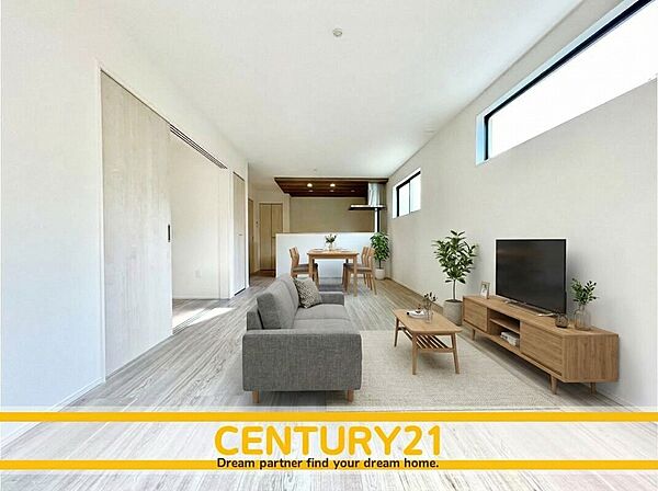 ※家具・CG加工はイメージです。販売価格等には含まれません。
■■憩いのリビング■■
リビングとダイニングの空間機能を活かし、巧みに使い分ける発想が、ライフスタイルに新しいゆとりをもたらします。