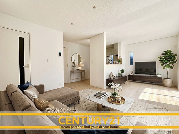 ※家具・CG加工はイメージです。販売価格等には含まれません。
■■憩いのリビング■■
リビングとダイニングの空間機能を活かし、巧みに使い分ける発想が、ライフスタイルに新しいゆとりをもたらします。