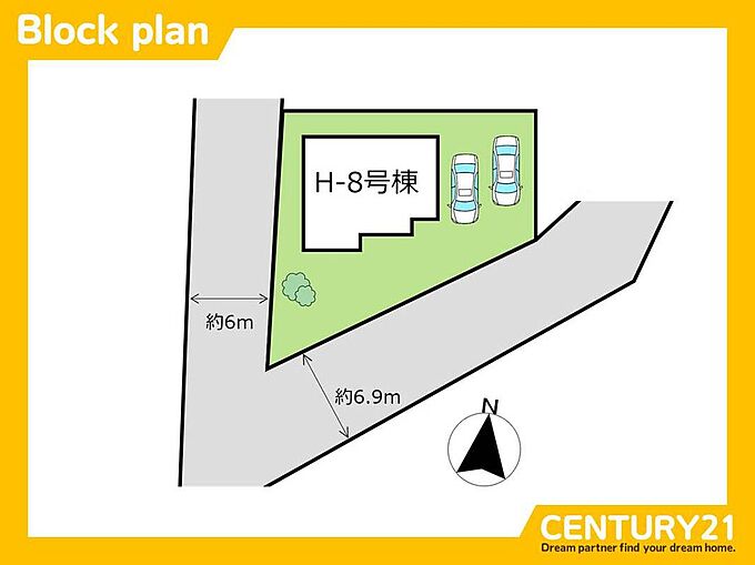 H-8号棟 区画図