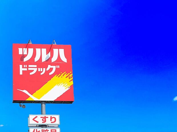 ツルハドラッグ古賀美郷店（約550m）