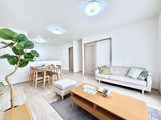 住む方の個性が引き出される、インテリアを考えるのが楽しみなリビングです!