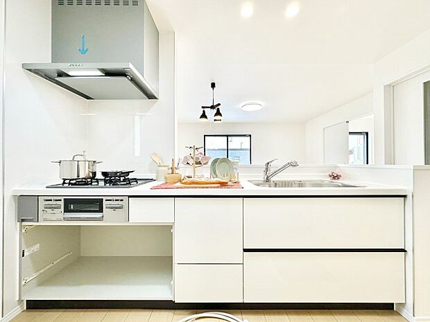 【キッチン】お料理を効率的に、楽しく！システムキッチン