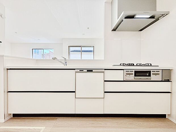 【キッチン】お料理を効率的に、楽しく！システムキッチン  　