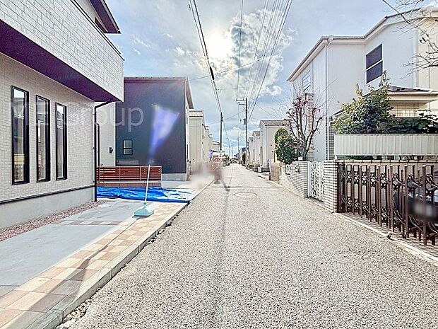 【前面道路含む現地写真】ここから始まる新生活を応援いたします