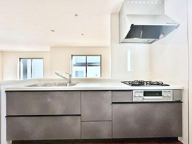 【キッチン】お料理を効率的に、楽しく！システムキッチン  