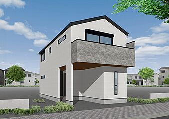 -REAL AGENT STYLE- 　菅野戸呂　新築2階建て全3棟　 外観