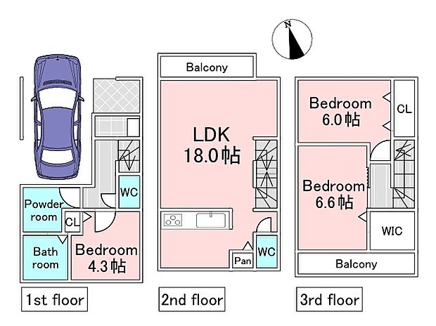 【B号棟参考プラン】建物込6580万円、土地面積54.20m2、建物面積84.15m2
期間限定!建物フリープランに付き、お客様のご要望をお聞かせください!