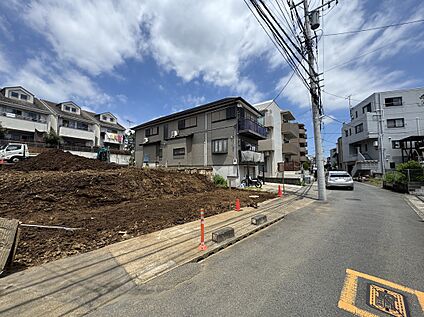 現地前面道路