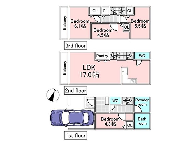 【A号棟参考プラン】建物込5480万円、土地面積61.03m2、建物面積88.59m2
期間限定!建物フリープランに付き、お客様のご要望をお聞かせください!