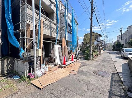現地前面道路