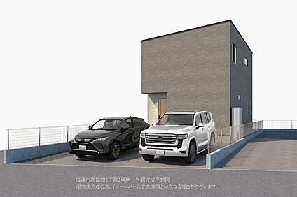 【2号地/外観完成予想図】