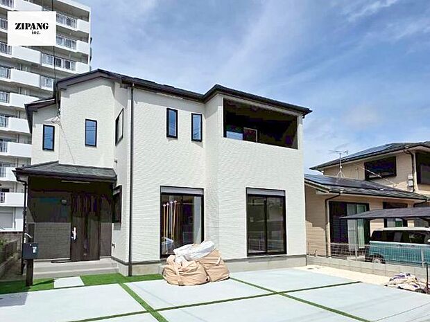 【現地外観写真】現地完成済みですので即日見学可能です♪周辺物件とともにご紹介させていただきますのでお気軽にお問い合わせください!