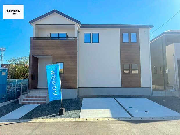 【現地外観写真】現地完成済みですので即日見学可能です♪周辺物件とともにご紹介させていただきますのでお気軽にお問い合わせください!