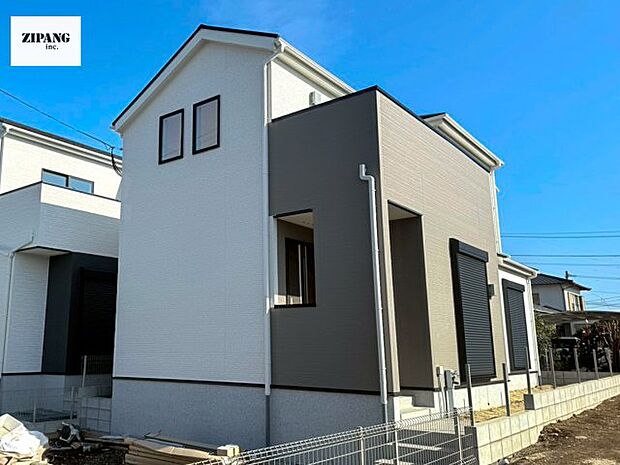 【現地外観写真】現地完成済みですので即日見学可能です♪周辺物件とともにご紹介させていただきますのでお気軽にお問い合わせください!