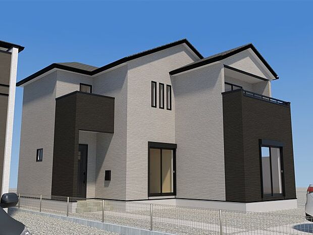 【現地外観写真】ただいま建築中です♪周辺物件とともにご紹介させていただきますのでお気軽にお問い合わせください。(画像は完成イメージです)