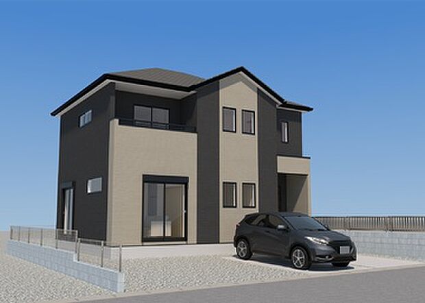 【現地外観写真】ただいま建築中です♪周辺物件とともにご紹介させていただきますのでお気軽にお問い合わせください。(画像は完成イメージです)