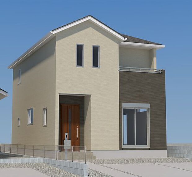 【現地外観写真】ただいま建築中です♪周辺物件とともにご紹介させていただきますのでお気軽にお問い合わせください。(画像は完成イメージです)