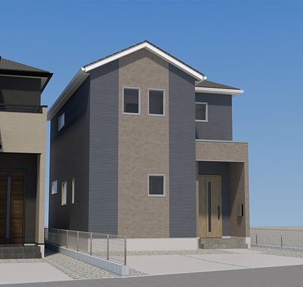 【現地外観写真】ただいま建築中です♪周辺物件とともにご紹介させていただきますのでお気軽にお問い合わせください。(画像は完成イメージです)