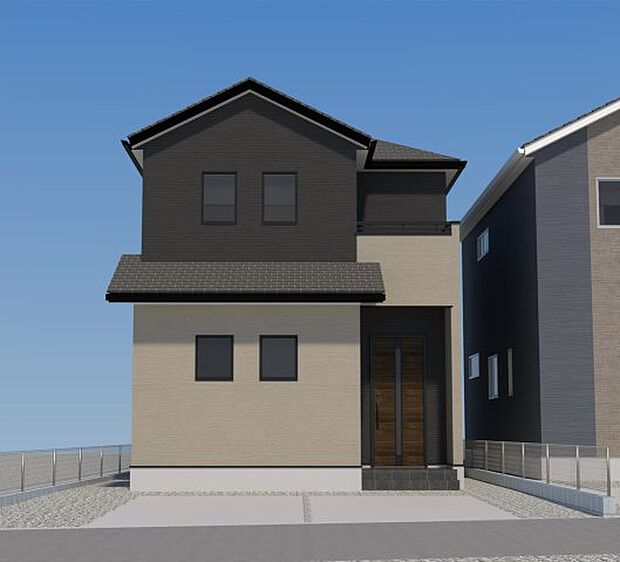 【現地外観写真】ただいま建築中です♪周辺物件とともにご紹介させていただきますのでお気軽にお問い合わせください。(画像は完成イメージです)