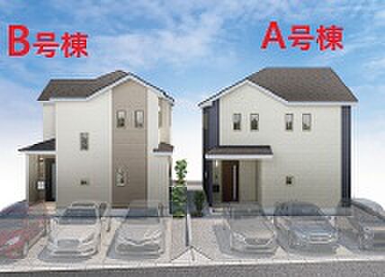 【現地外観写真】ただいま建築中です♪周辺物件とともにご紹介させていただきますのでお気軽にお問い合わせください。(画像は完成イメージです)