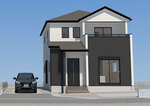 【現地外観写真】ただいま建築中です♪周辺物件とともにご紹介させていただきますのでお気軽にお問い合わせください。(画像は完成イメージです)