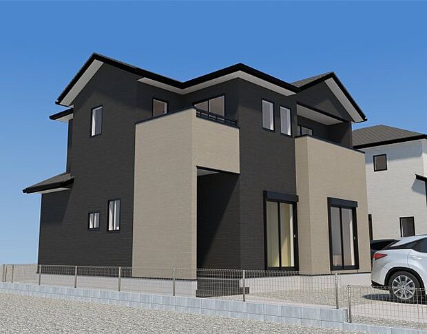 【現地外観写真】ただいま建築中です♪周辺物件とともにご紹介させていただきますのでお気軽にお問い合わせください。（画像は完成イメージです） 