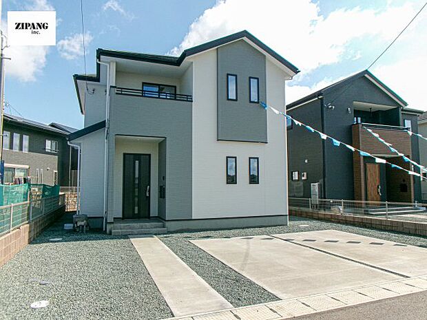 【現地外観写真】現地完成済みですので即日見学可能です♪周辺物件とともにご紹介させていただきますのでお気軽にお問い合わせください♪