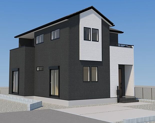 【現地外観写真】ただいま建築中です。周辺物件とともにご紹介させていただきますのでお気軽にお問い合わせください。(外観は完成イメージです)