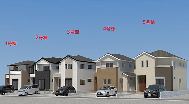 【外観】【現地外観写真】ただいま建築中です♪周辺物件とともにご紹介させていただきますのでお気軽にお問い合わせください。(画像は完成イメージです)