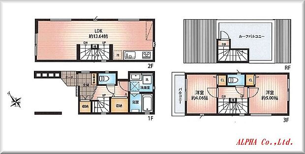 【2LDK】コンパクトながら快適な居住空間を演出した間取りとなっております。広々したルーフバルコニーでは様々なシーンでご活用出来ます。周辺のマンション戸建やマンション相場と比較して企画しました。是非ご検討くださいませ。