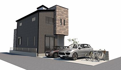 A号棟完成予想パース