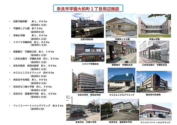 周辺施設一覧(約700m)