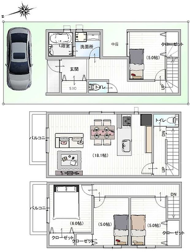 【参考プラン図】土地建物セット価格4780万円