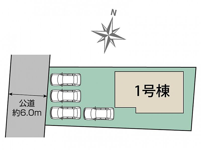 札幌市東区北33条東9丁目1棟 区画図