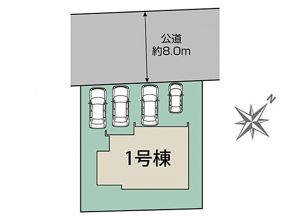 札幌市手稲区手稲本町5条1丁目1棟 区画図