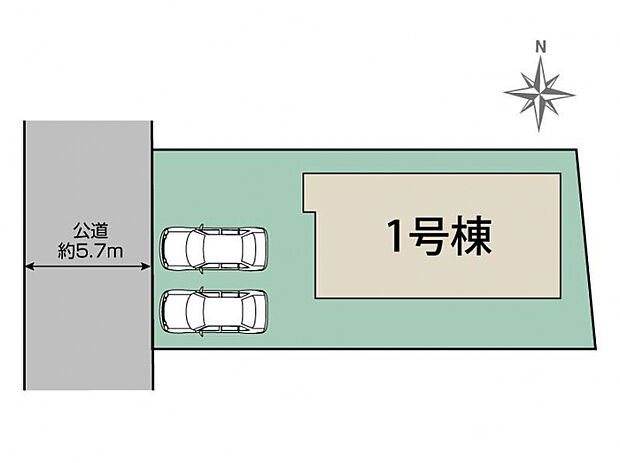 千葉市緑区誉田町3丁目1棟 区画図