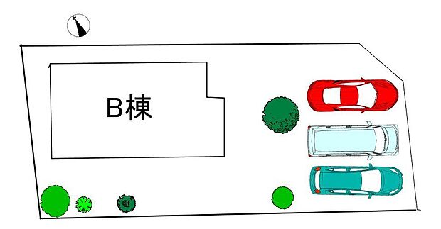 【B棟 区画図】