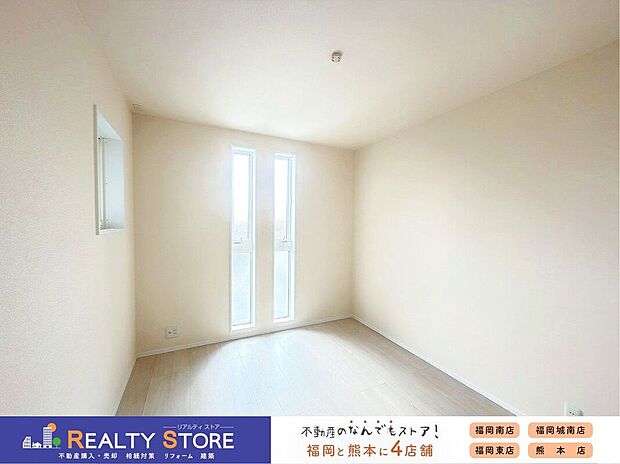 【室内】☆1号棟☆【洋室】自分時間を充実させ、心豊かなひとときを過ごすための大切な空間♪趣味や感性を生かせるようにシンプルな仕上がりになっています。